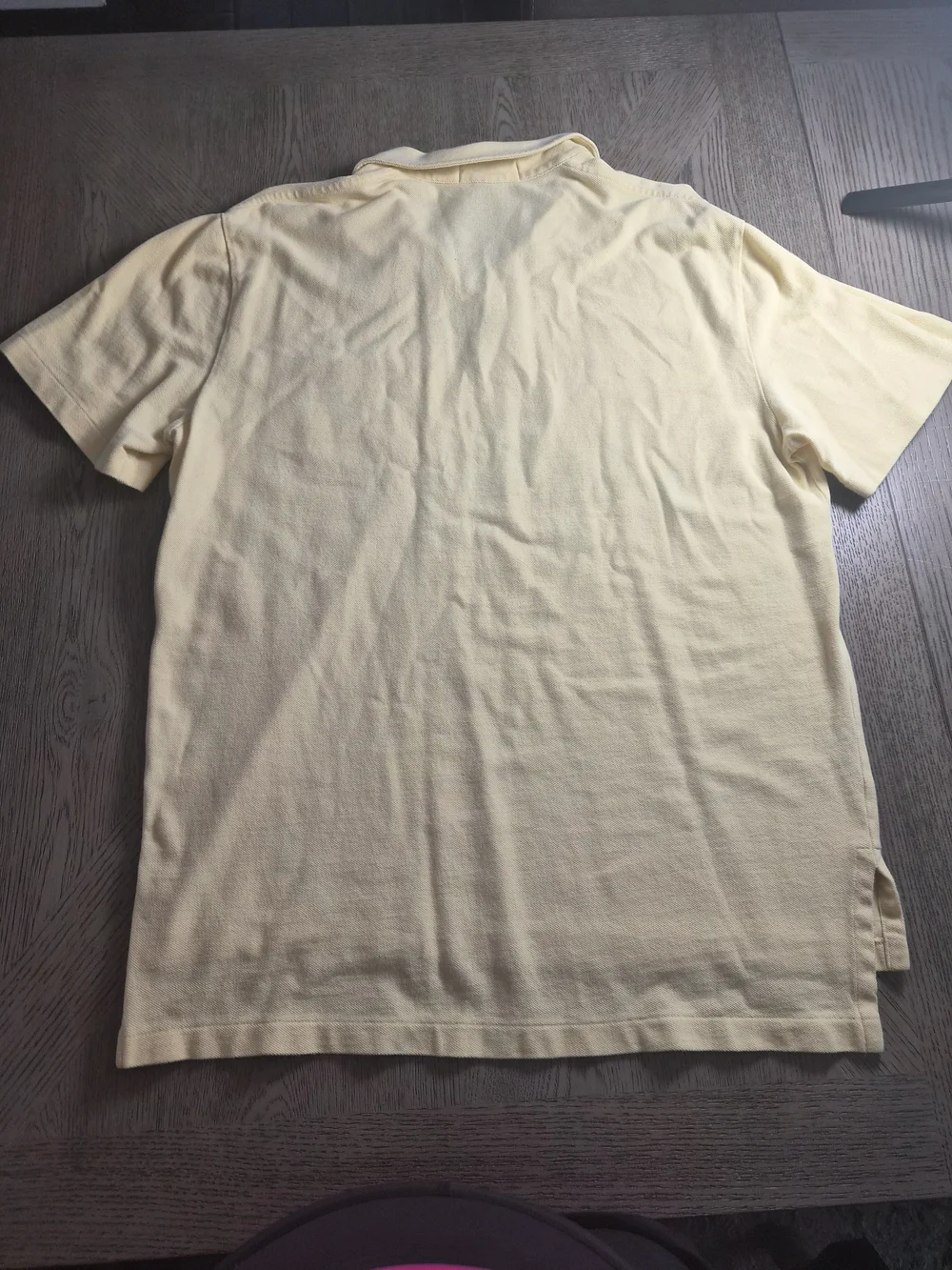 Ralph Lauren Men's Pale Yellow Pocket Polo